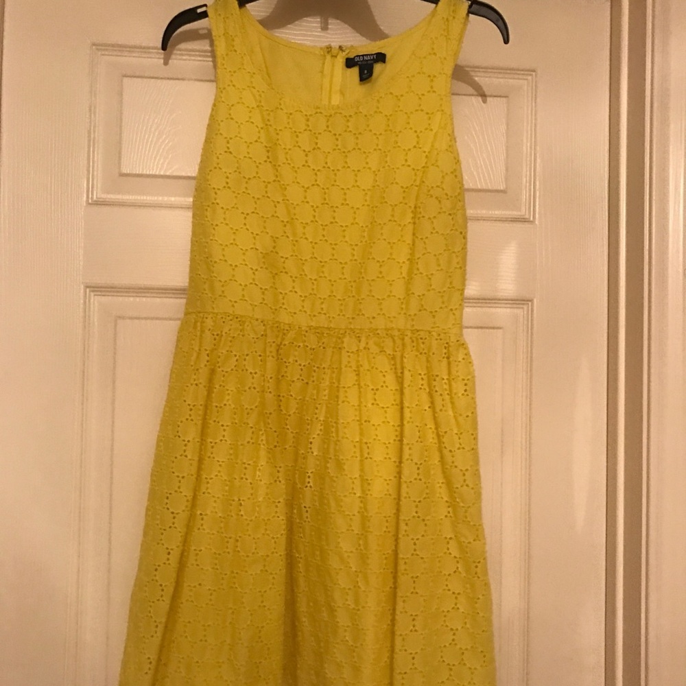Old Navy Yellow Spring Dress